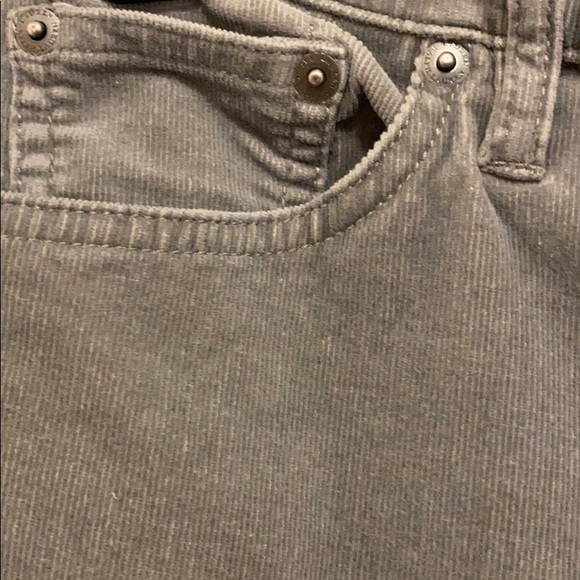 Lauren Grey/Green corduroy pants thin line size 8 - Picture 5 of 8